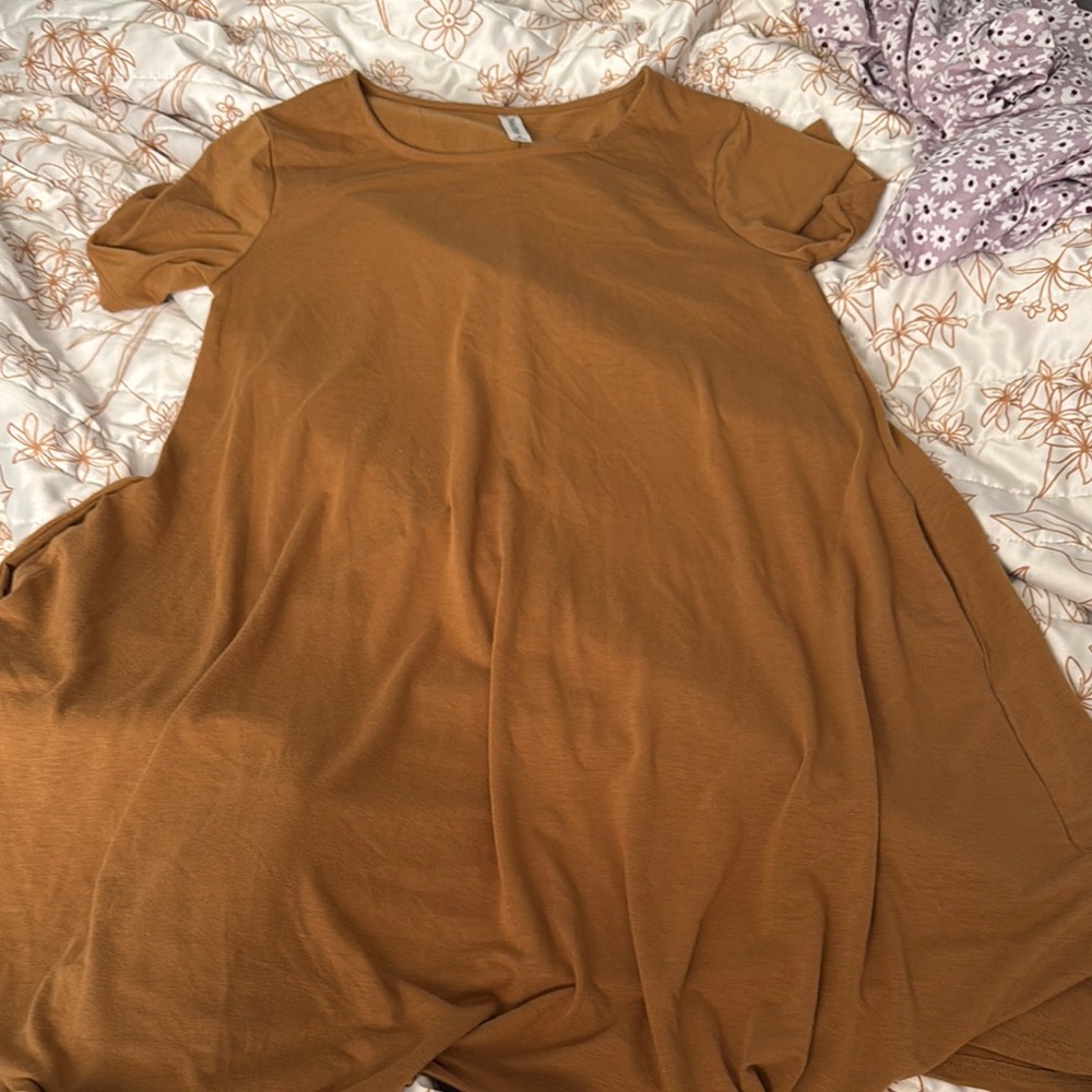 Zenana Outfitters Brown Casual Dress
